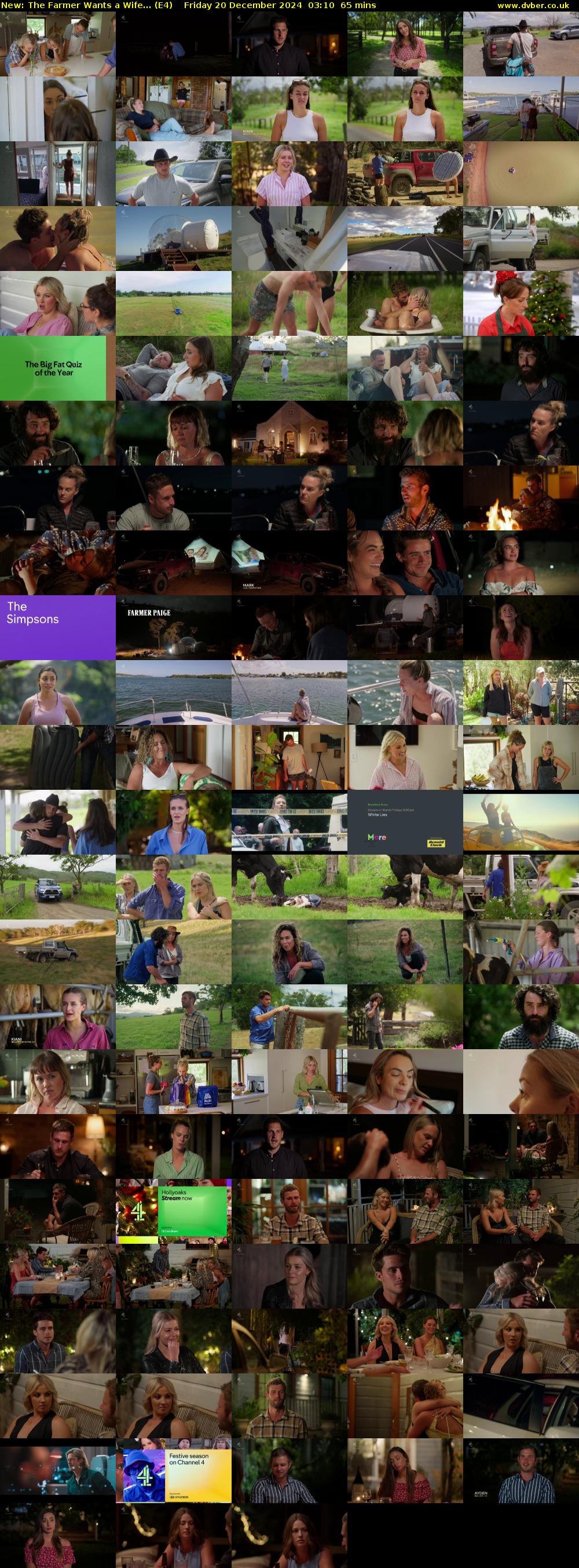 The Farmer Wants a Wife... (E4) Friday 20 December 2024 03:10 - 04:15