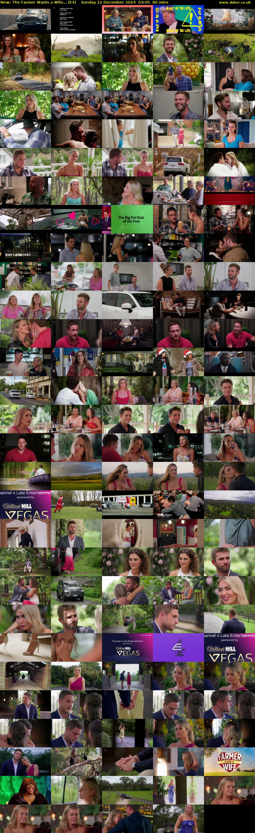 The Farmer Wants a Wife... (E4) Sunday 22 December 2024 03:05 - 04:25