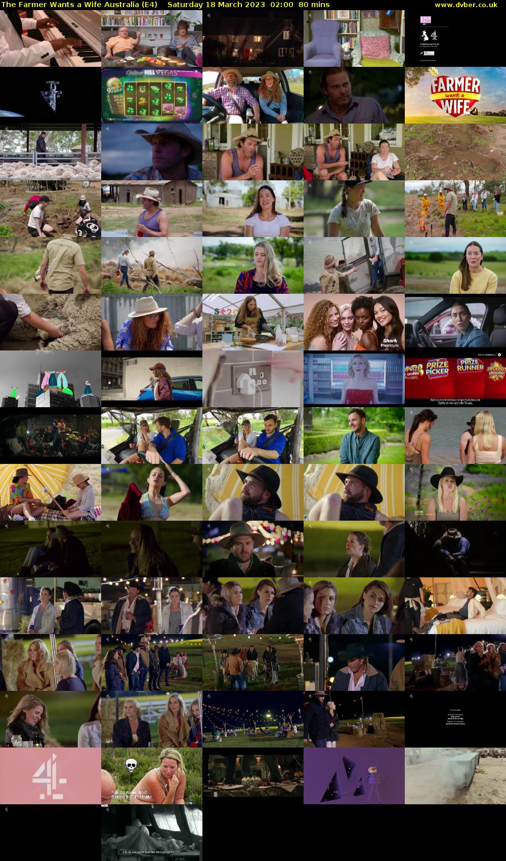 The Farmer Wants a Wife Australia (E4) Saturday 18 March 2023 02:00 - 03:20