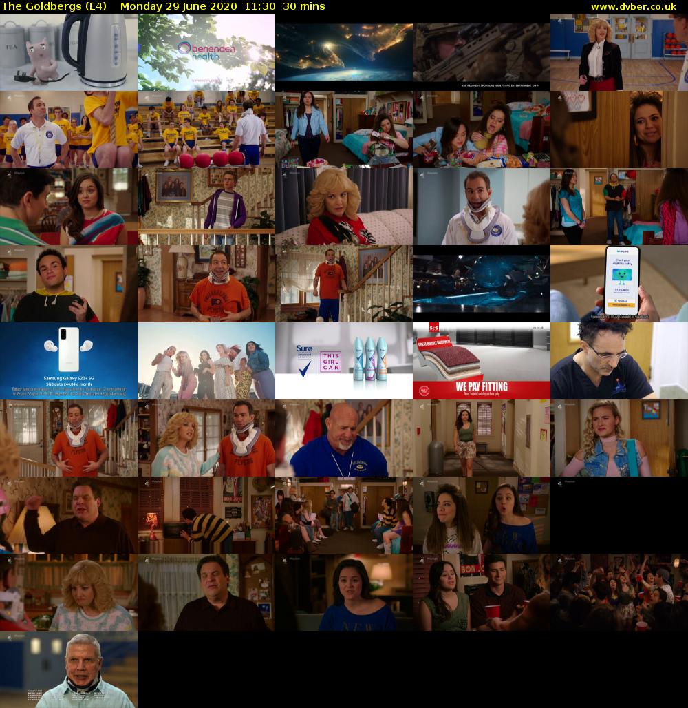 The Goldbergs (E4) Monday 29 June 2020 11:30 - 12:00