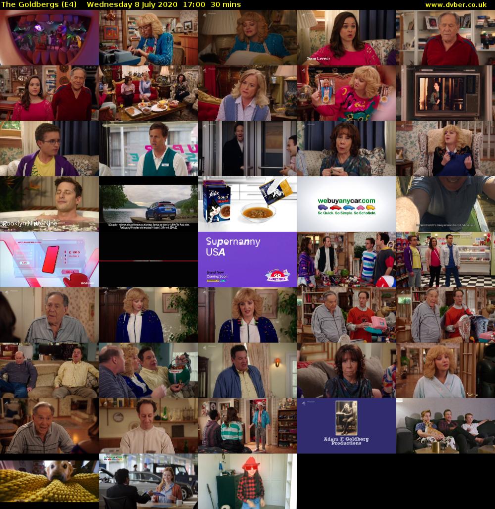 The Goldbergs (E4) Wednesday 8 July 2020 17:00 - 17:30