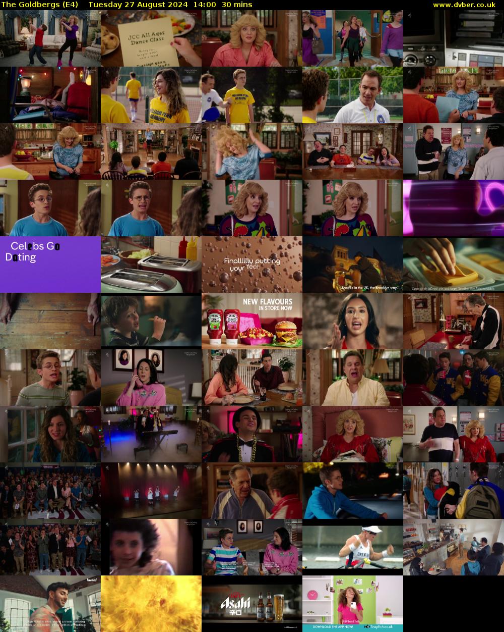 The Goldbergs (E4) Tuesday 27 August 2024 14:00 - 14:30