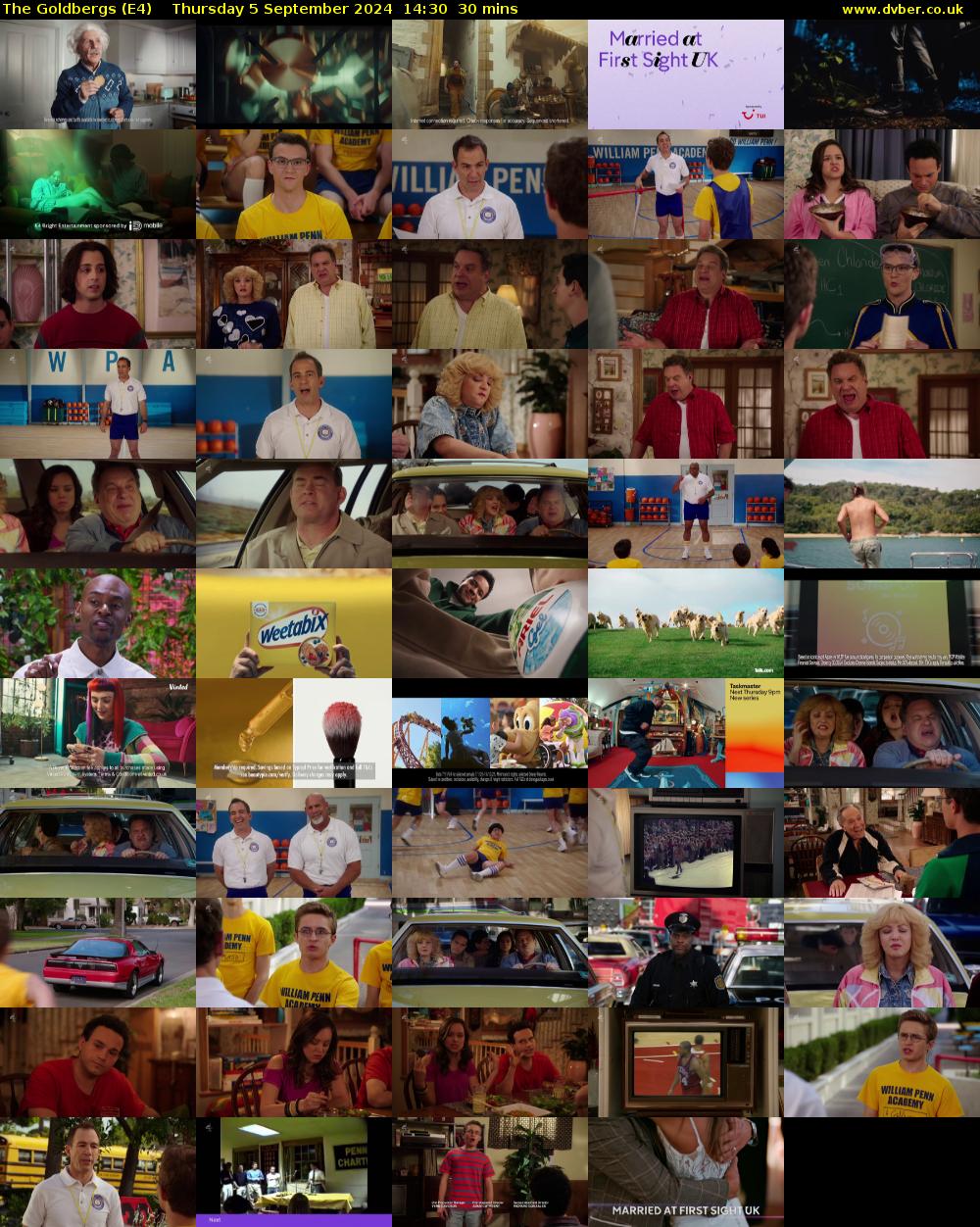 The Goldbergs (E4) Thursday 5 September 2024 14:30 - 15:00