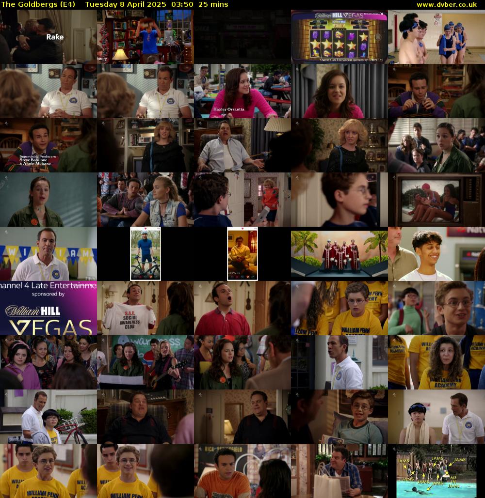 The Goldbergs (E4) Tuesday 8 April 2025 03:50 - 04:15