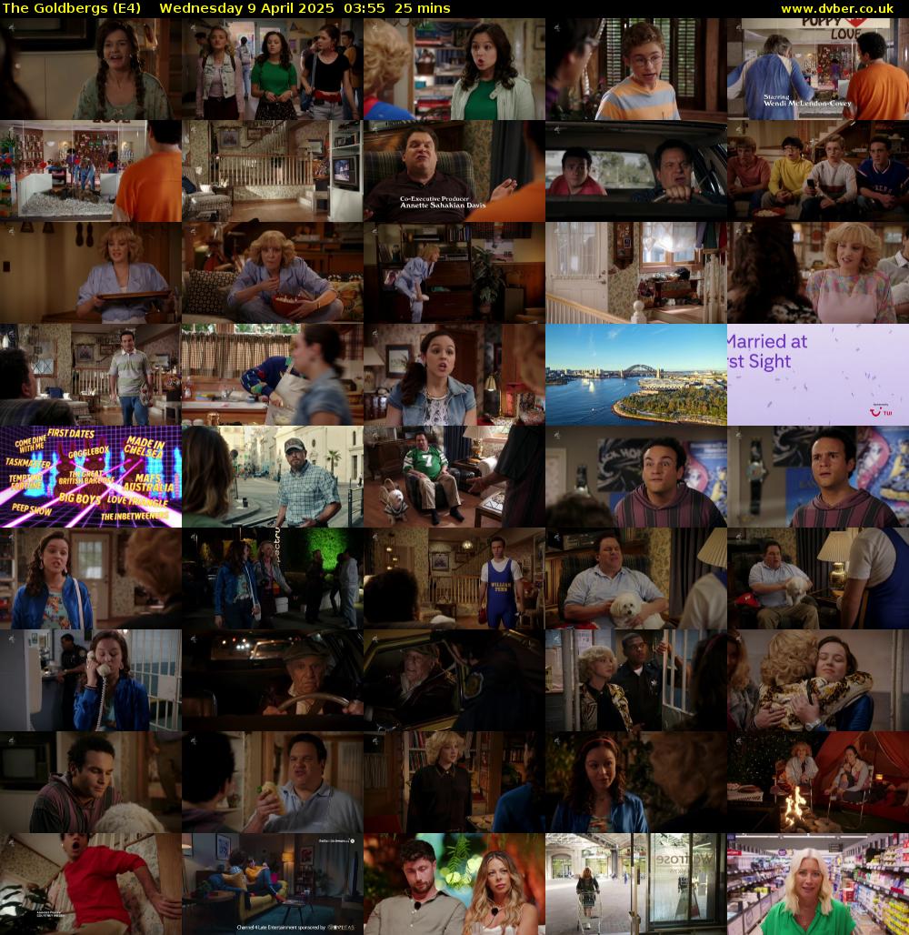 The Goldbergs (E4) Wednesday 9 April 2025 03:55 - 04:20