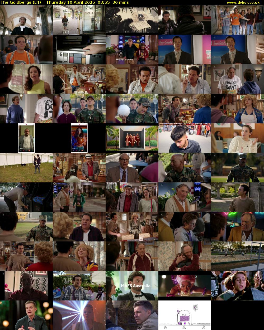The Goldbergs (E4) Thursday 10 April 2025 03:55 - 04:25