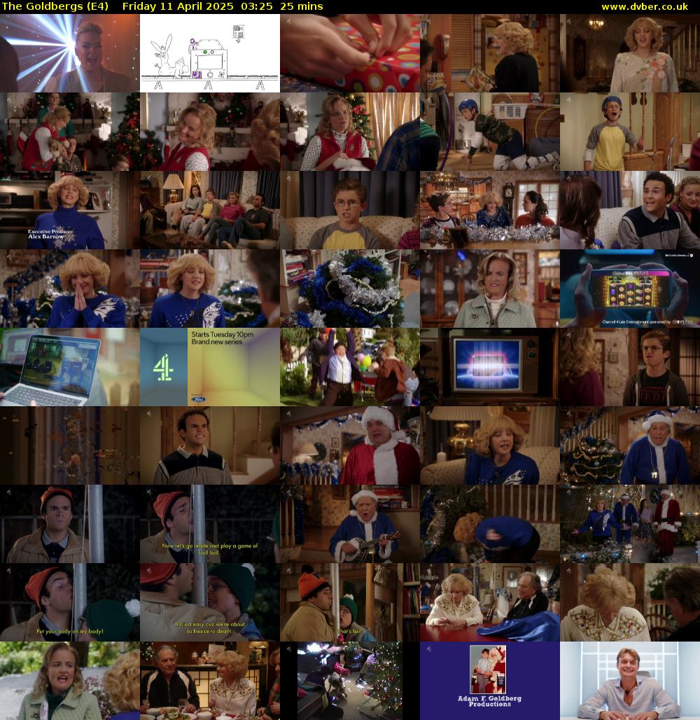 The Goldbergs (E4) Friday 11 April 2025 03:25 - 03:50
