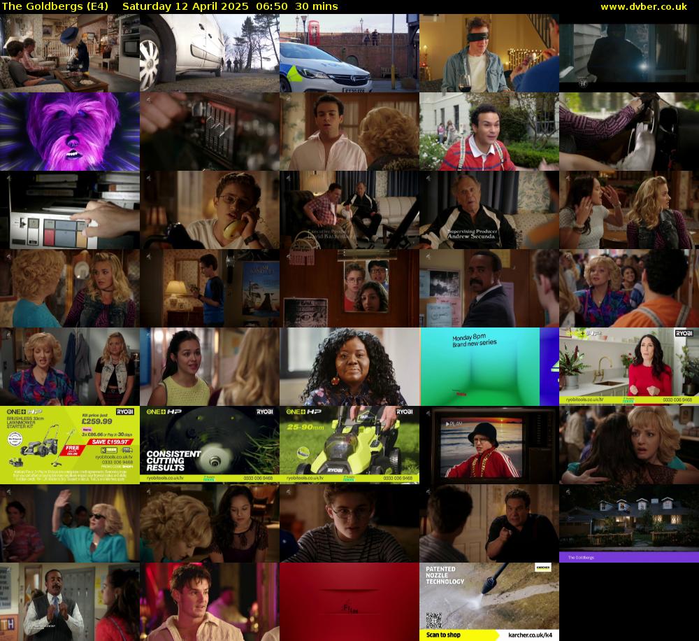 The Goldbergs (E4) Saturday 12 April 2025 06:50 - 07:20
