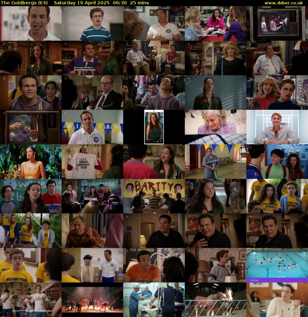 The Goldbergs (E4) Saturday 19 April 2025 06:30 - 06:55