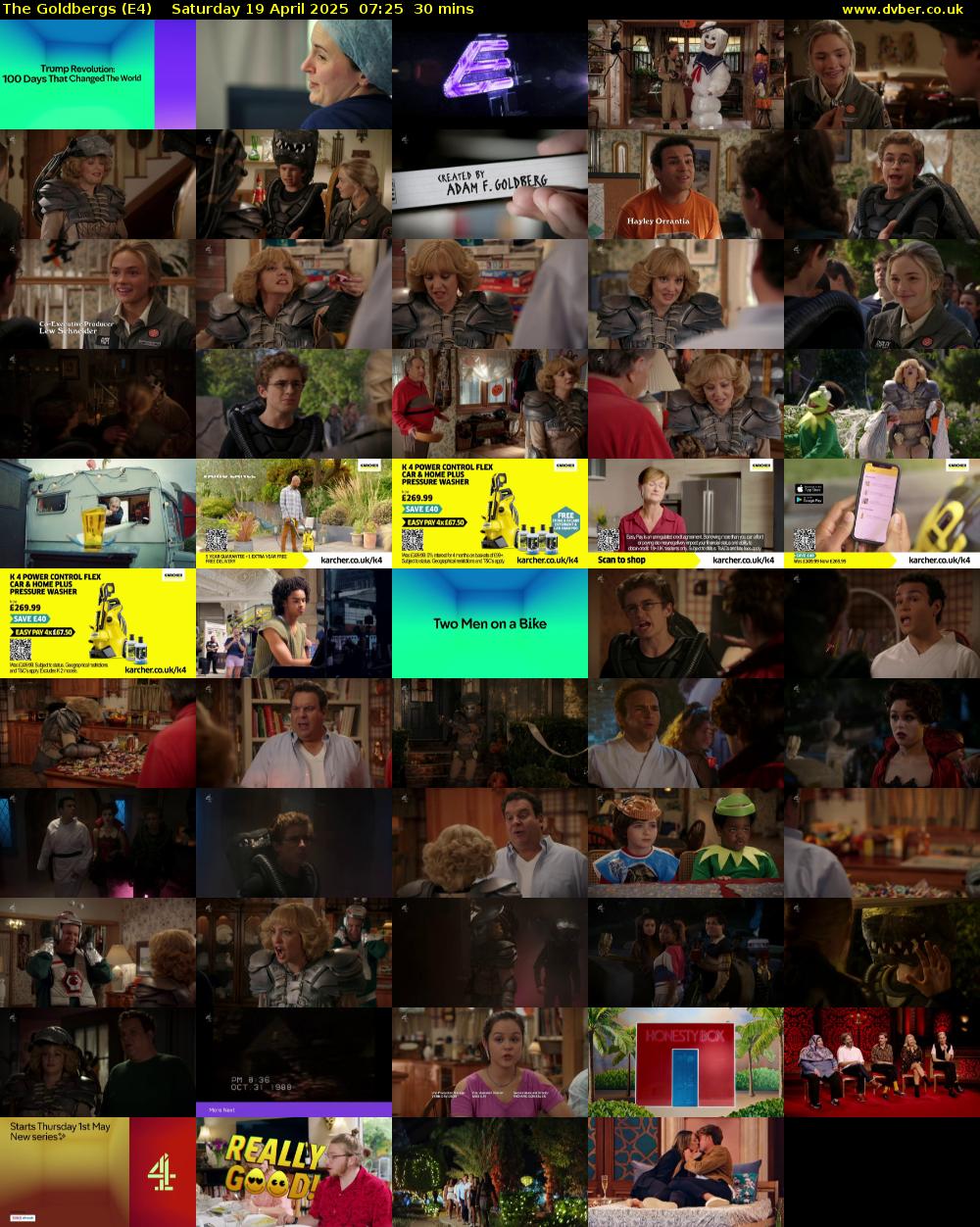 The Goldbergs (E4) Saturday 19 April 2025 07:25 - 07:55