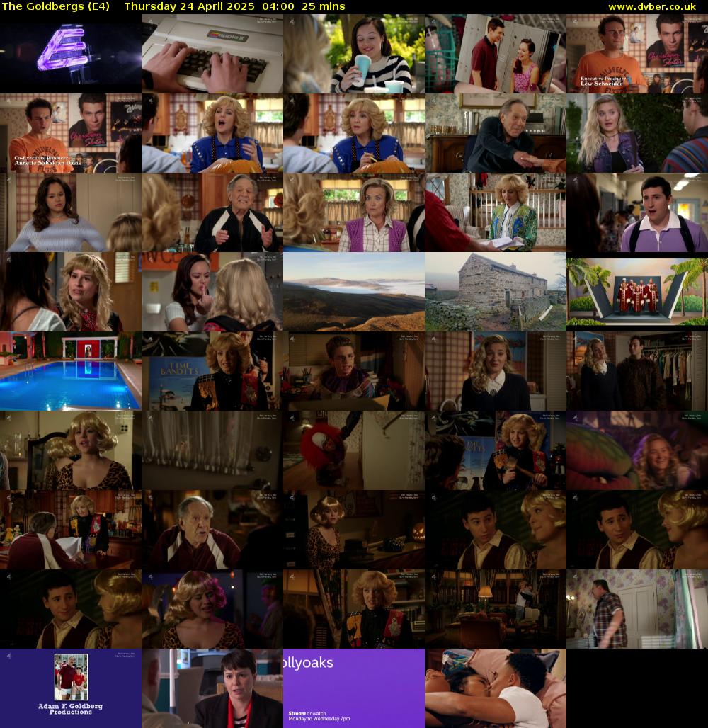 The Goldbergs (E4) Thursday 24 April 2025 04:00 - 04:25