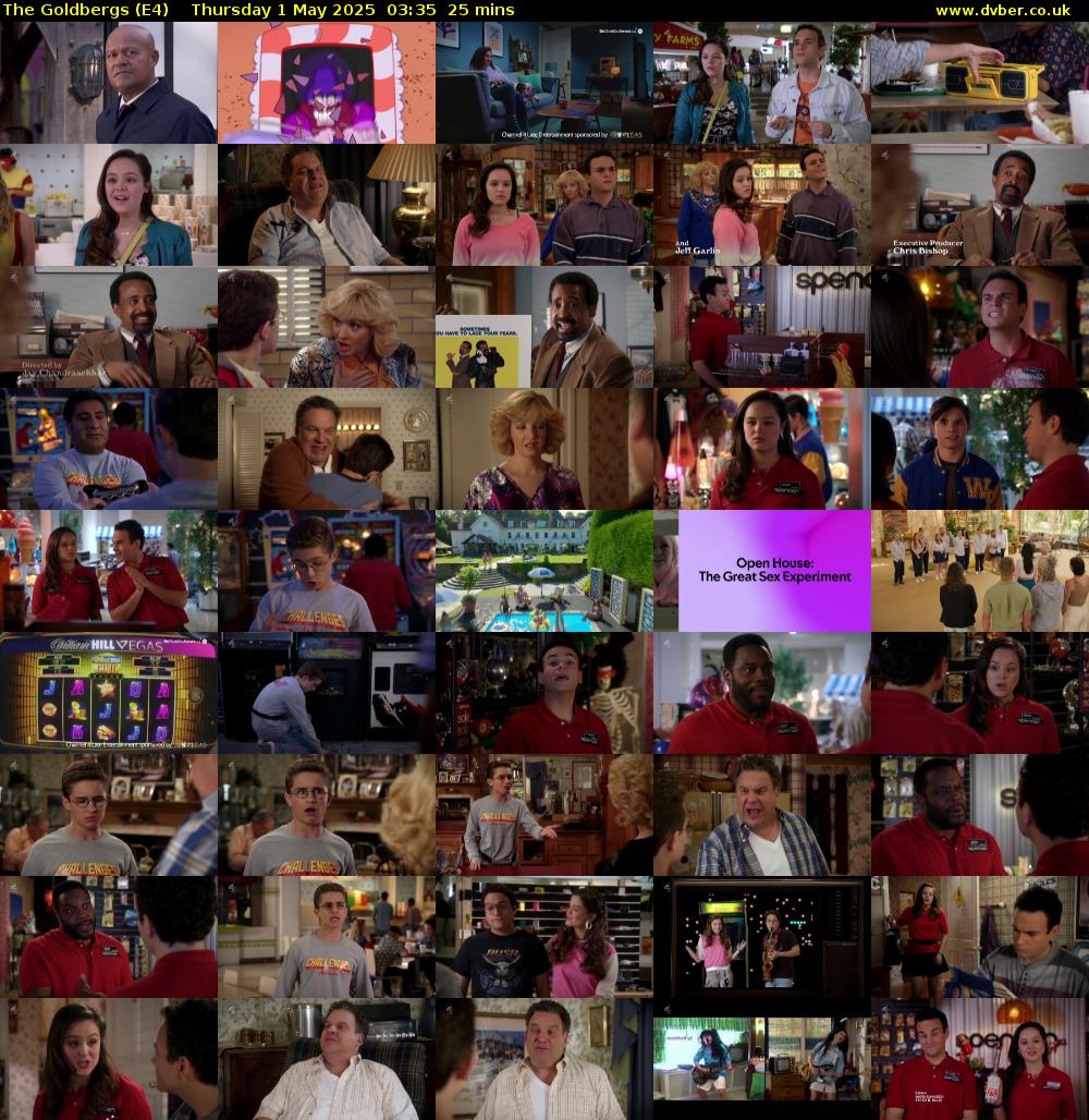 The Goldbergs (E4) Thursday 1 May 2025 03:35 - 04:00