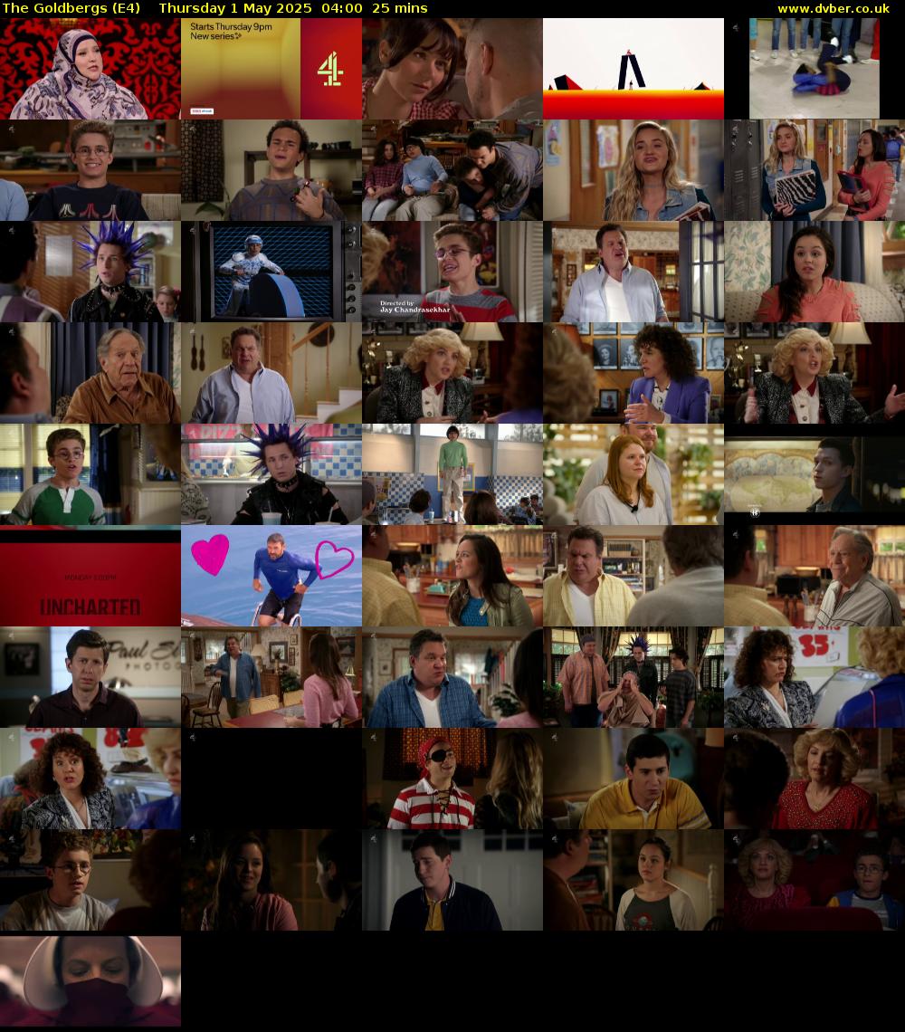 The Goldbergs (E4) Thursday 1 May 2025 04:00 - 04:25