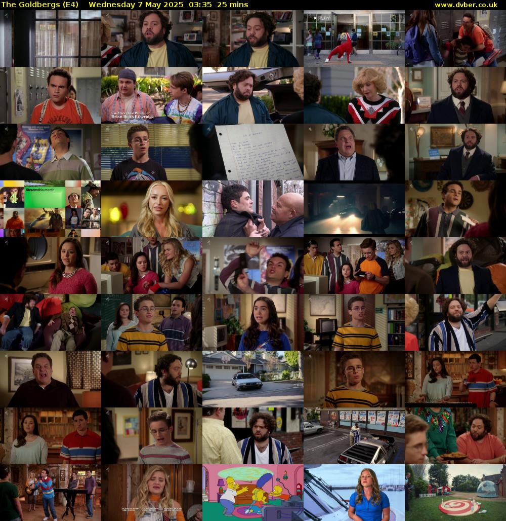 The Goldbergs (E4) Wednesday 7 May 2025 03:35 - 04:00