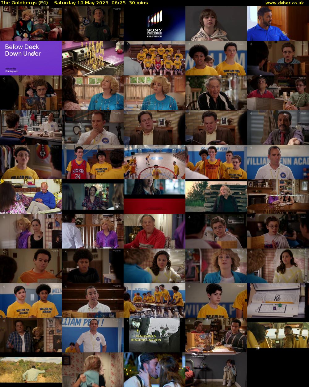 The Goldbergs (E4) Saturday 10 May 2025 06:25 - 06:55