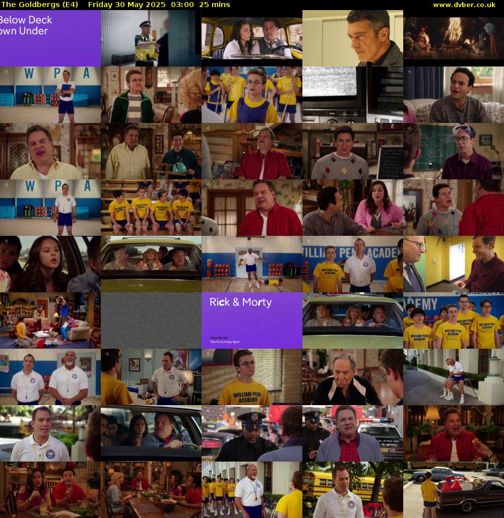 The Goldbergs (E4) Friday 30 May 2025 03:00 - 03:25