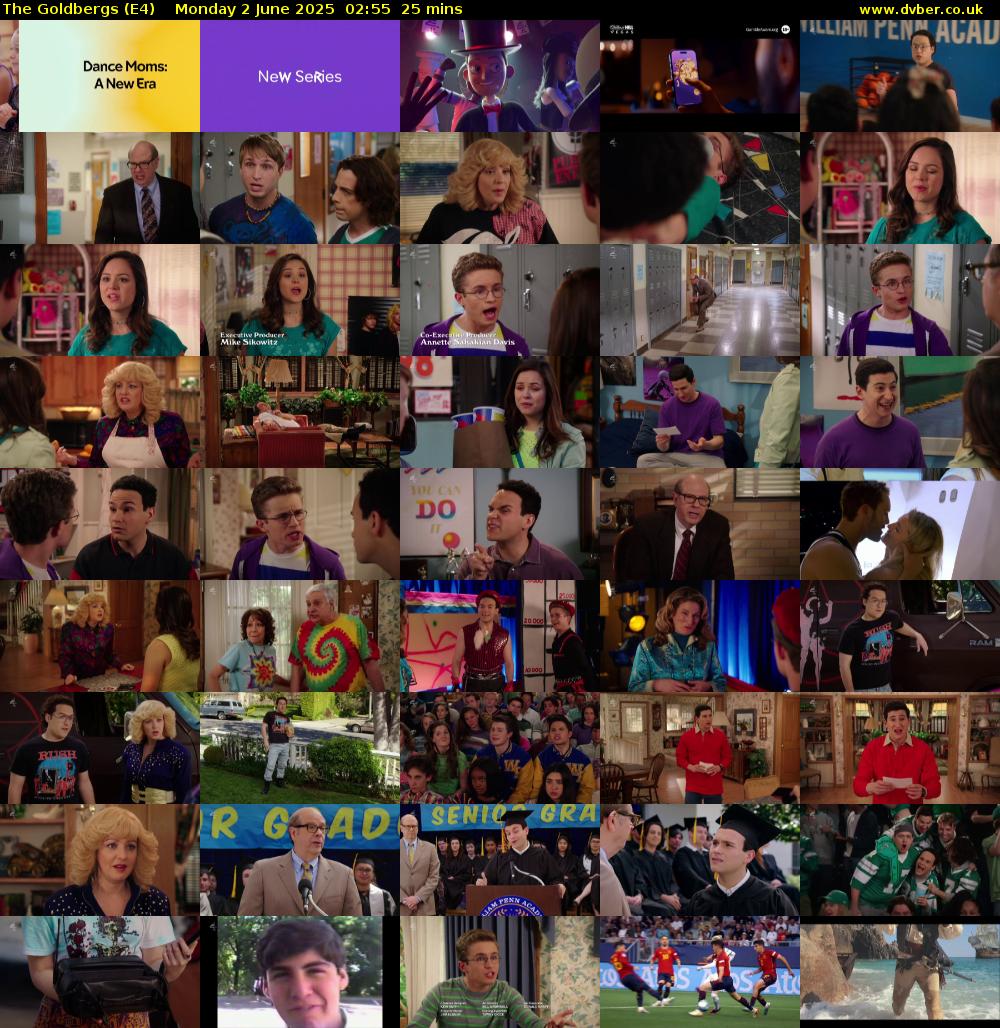 The Goldbergs (E4) Monday 2 June 2025 02:55 - 03:20