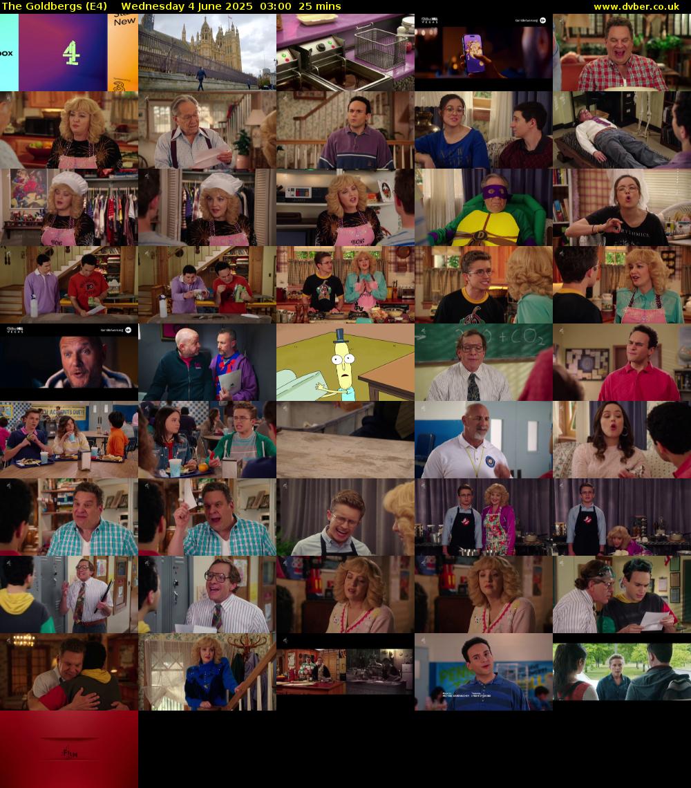 The Goldbergs (E4) Wednesday 4 June 2025 03:00 - 03:25