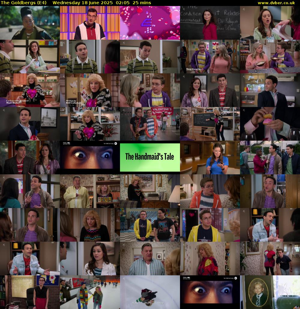 The Goldbergs (E4) Wednesday 18 June 2025 02:05 - 02:30