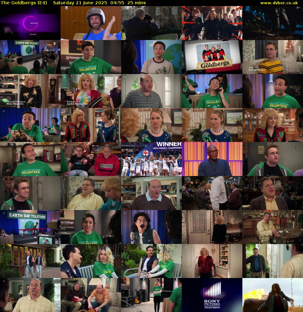 The Goldbergs (E4) Saturday 21 June 2025 04:55 - 05:20