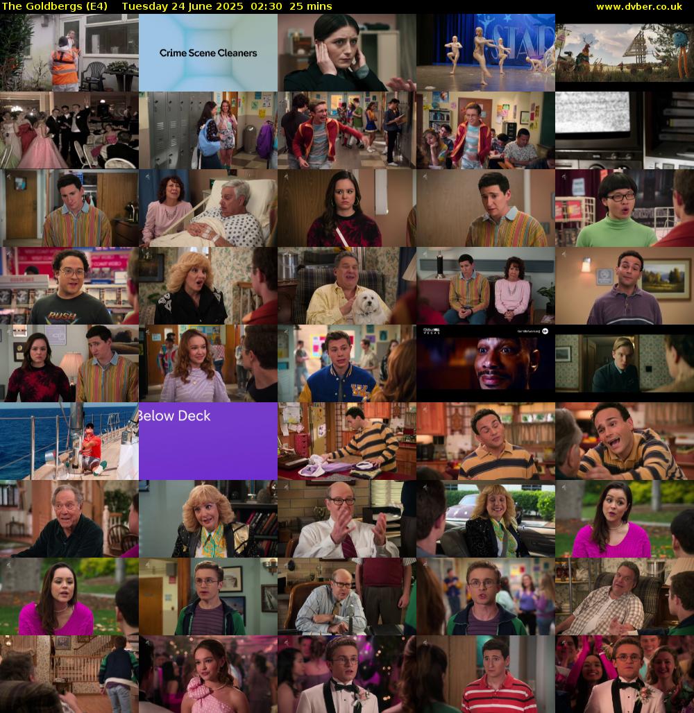The Goldbergs (E4) Tuesday 24 June 2025 02:30 - 02:55