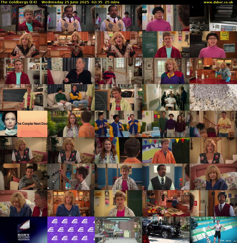 The Goldbergs (E4) Wednesday 25 June 2025 02:35 - 03:00