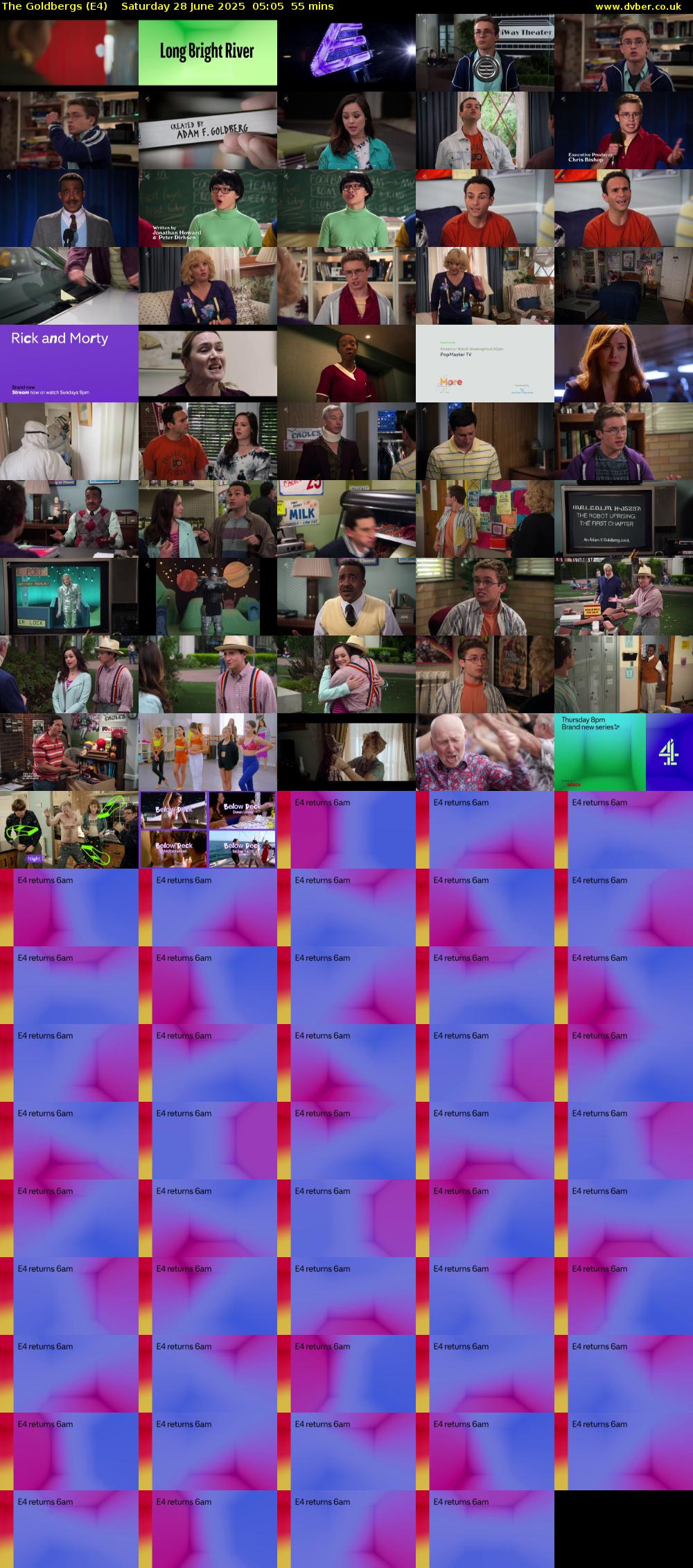 The Goldbergs (E4) Saturday 28 June 2025 05:05 - 06:00