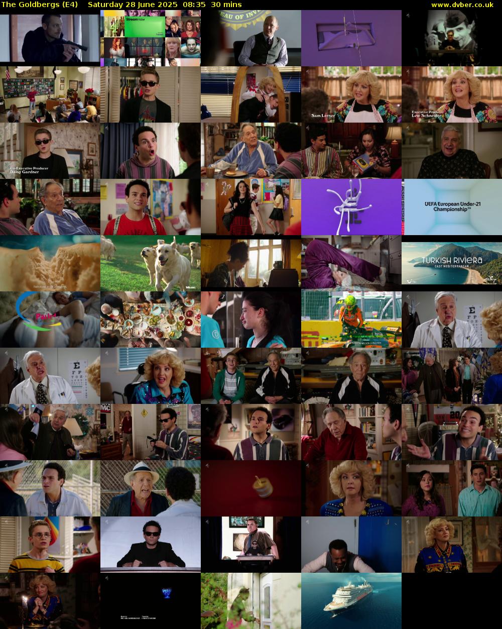 The Goldbergs (E4) Saturday 28 June 2025 08:35 - 09:05