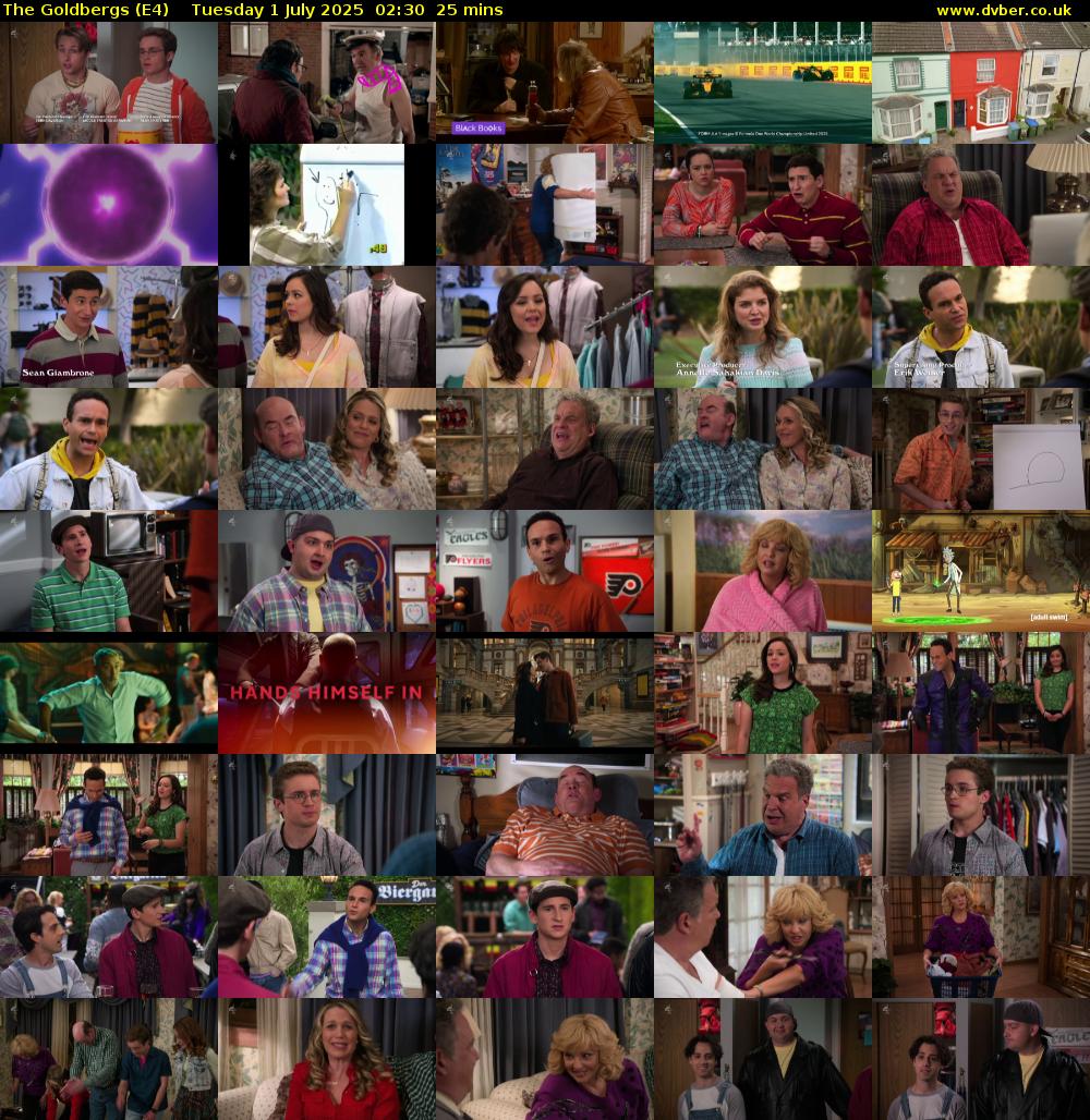 The Goldbergs (E4) Tuesday 1 July 2025 02:30 - 02:55
