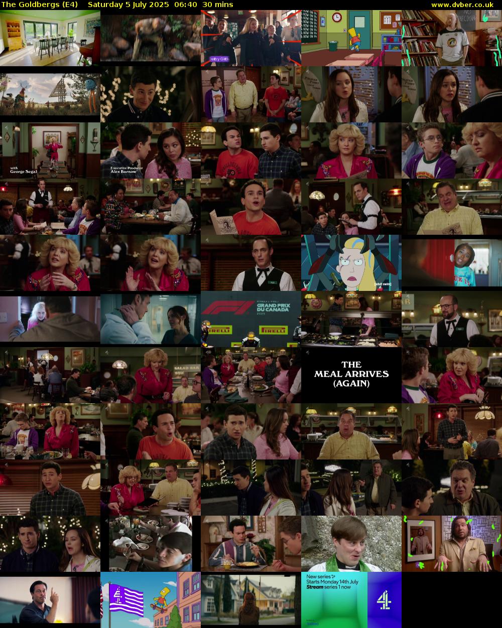 The Goldbergs (E4) Saturday 5 July 2025 06:40 - 07:10
