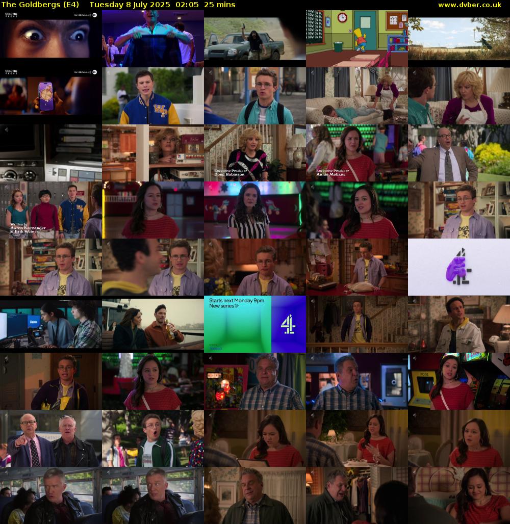 The Goldbergs (E4) Tuesday 8 July 2025 02:05 - 02:30