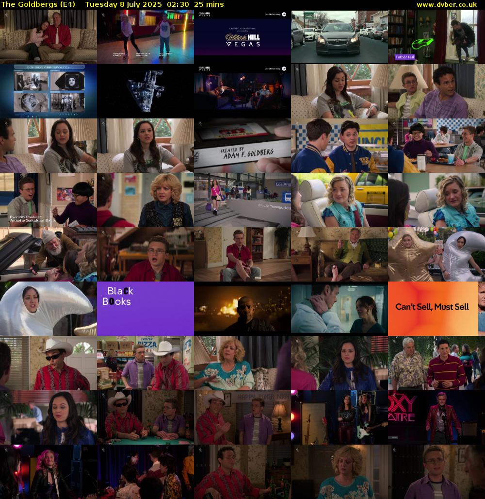 The Goldbergs (E4) Tuesday 8 July 2025 02:30 - 02:55