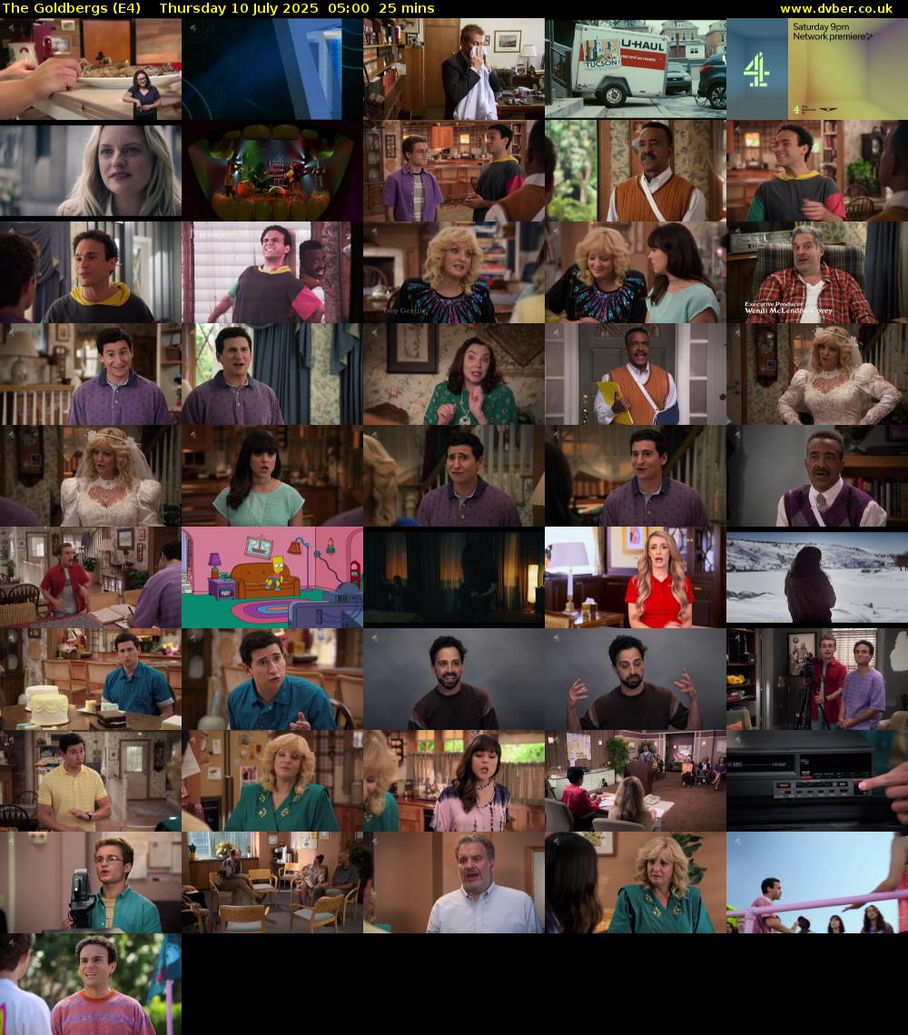 The Goldbergs (E4) Thursday 10 July 2025 05:00 - 05:25