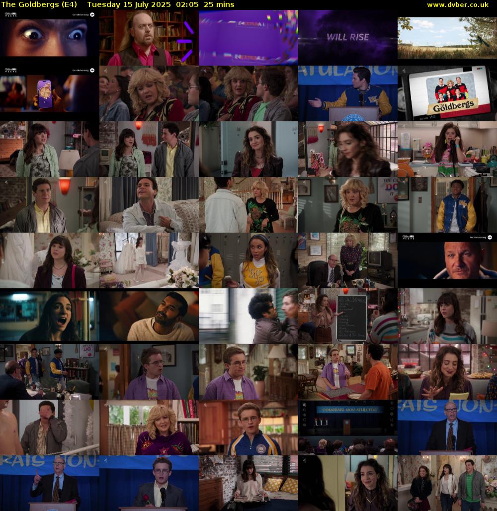 The Goldbergs (E4) Tuesday 15 July 2025 02:05 - 02:30