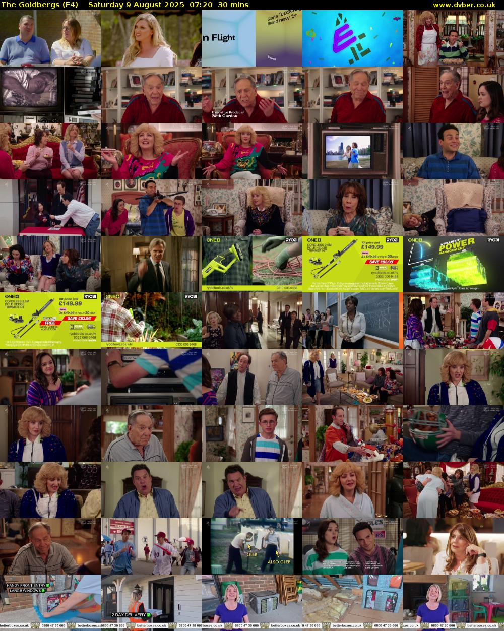 The Goldbergs (E4) Saturday 9 August 2025 07:20 - 07:50