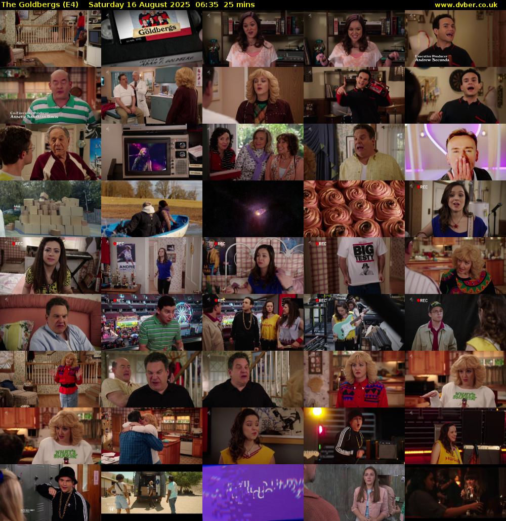 The Goldbergs (E4) Saturday 16 August 2025 06:35 - 07:00