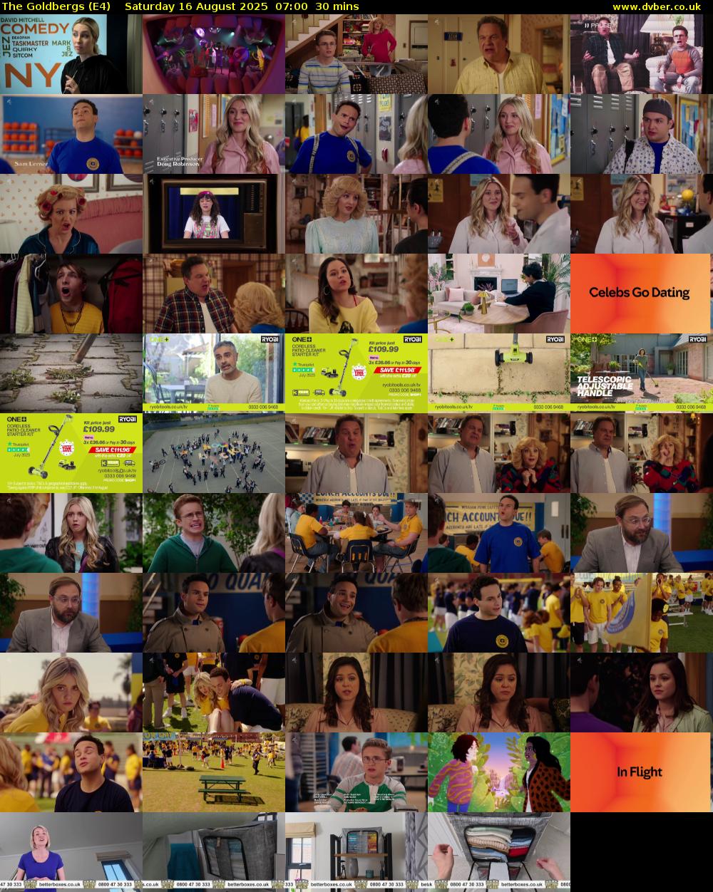 The Goldbergs (E4) Saturday 16 August 2025 07:00 - 07:30