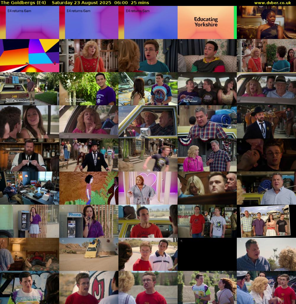 The Goldbergs (E4) Saturday 23 August 2025 06:00 - 06:25