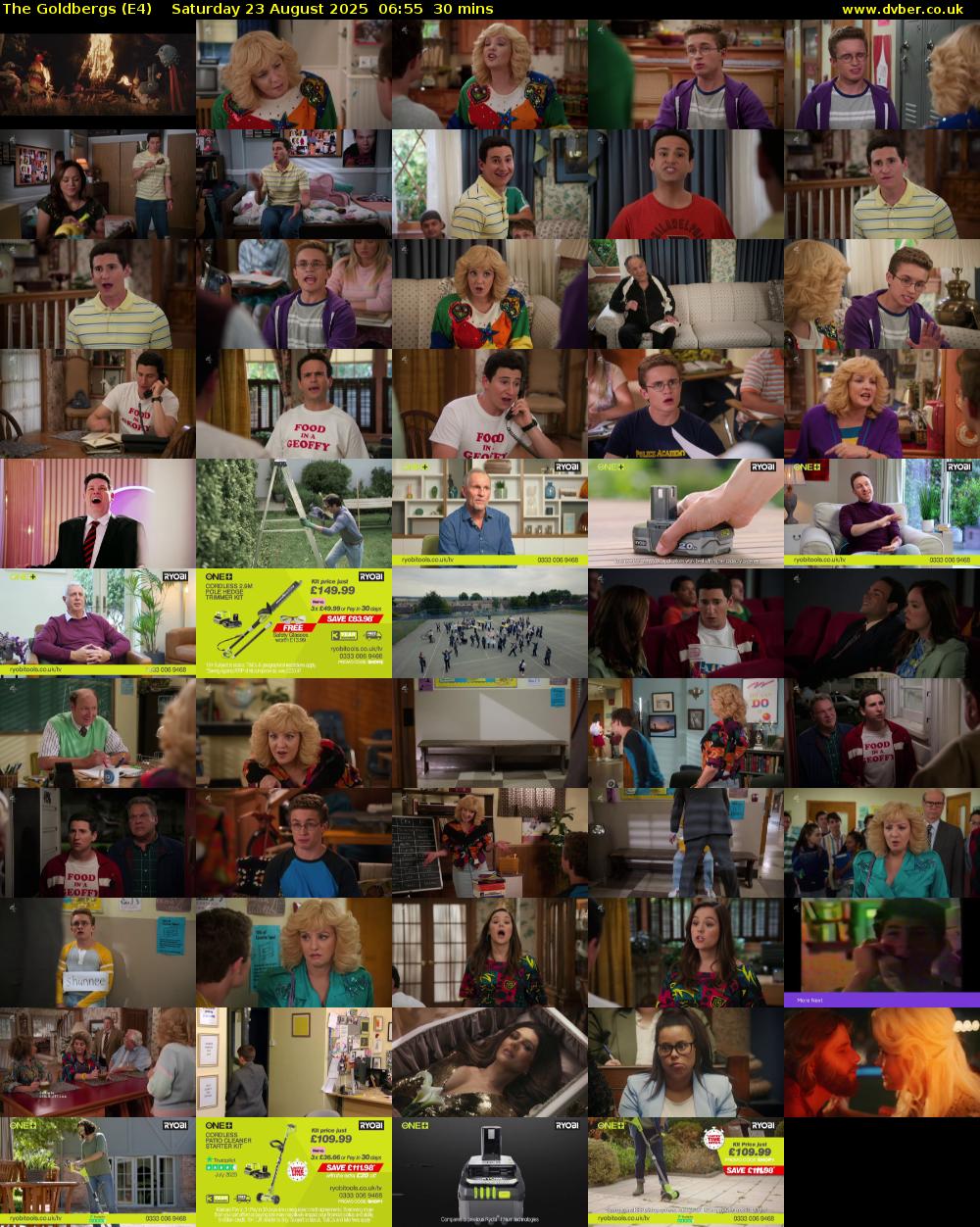 The Goldbergs (E4) Saturday 23 August 2025 06:55 - 07:25