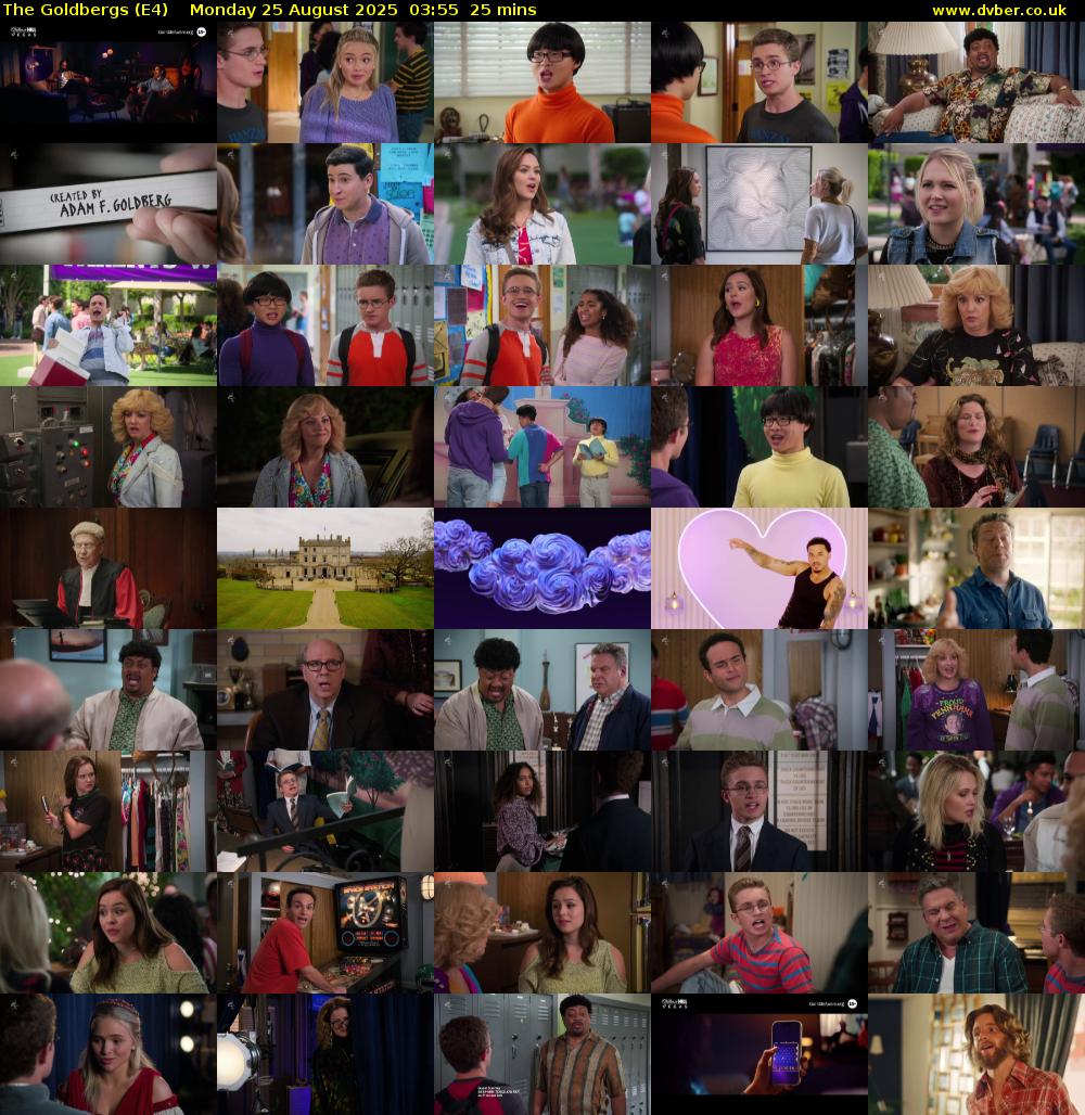 The Goldbergs (E4) Monday 25 August 2025 03:55 - 04:20
