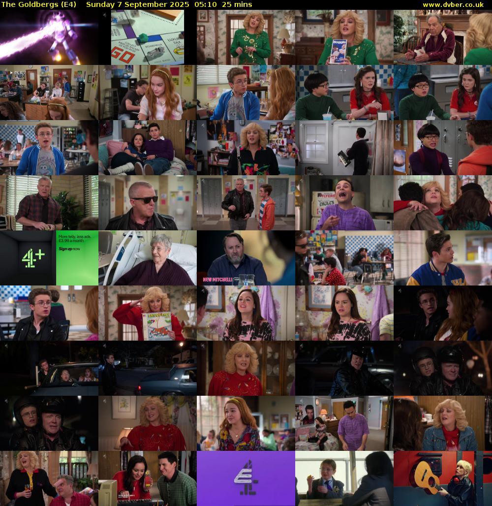 The Goldbergs (E4) Sunday 7 September 2025 05:10 - 05:35