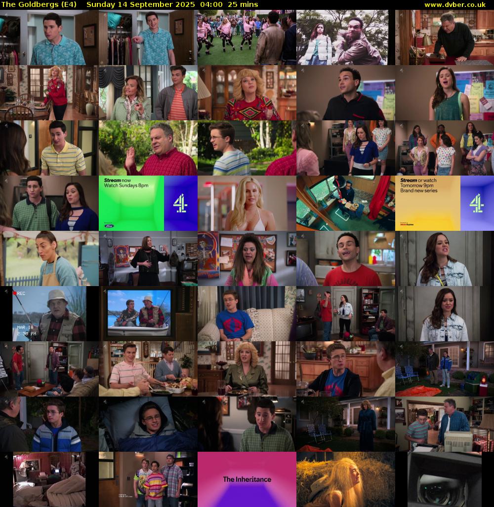 The Goldbergs (E4) Sunday 14 September 2025 04:00 - 04:25