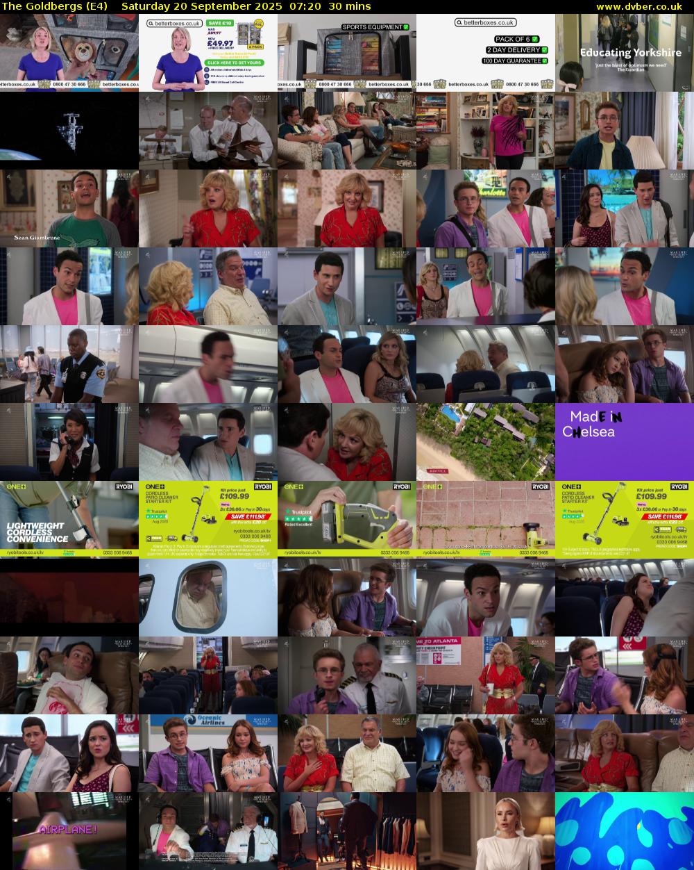 The Goldbergs (E4) Saturday 20 September 2025 07:20 - 07:50