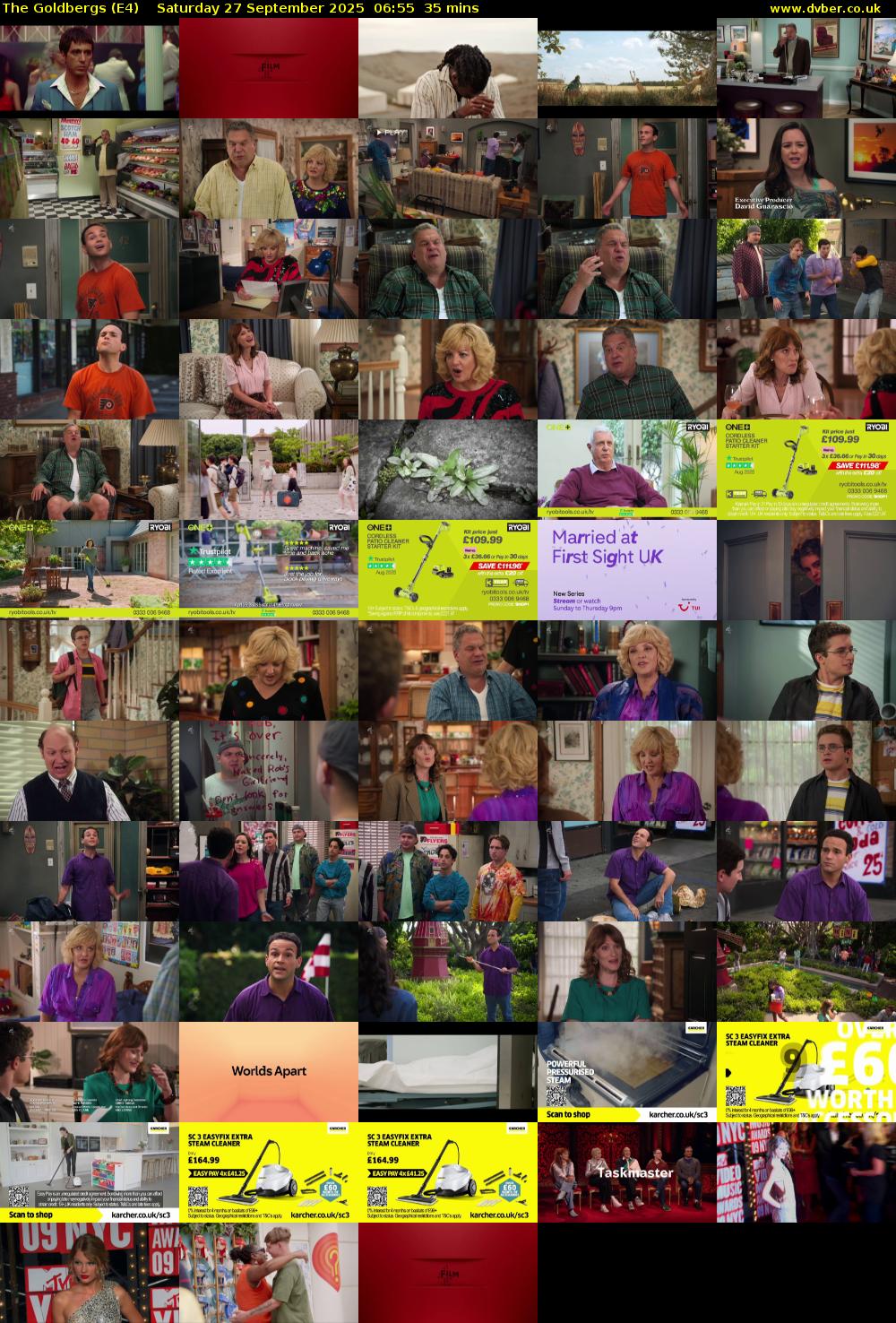 The Goldbergs (E4) Saturday 27 September 2025 06:55 - 07:30