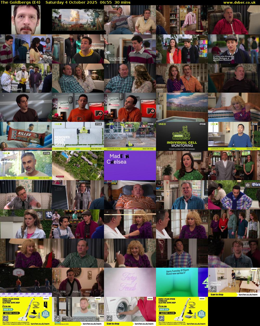 The Goldbergs (E4) Saturday 4 October 2025 06:55 - 07:25