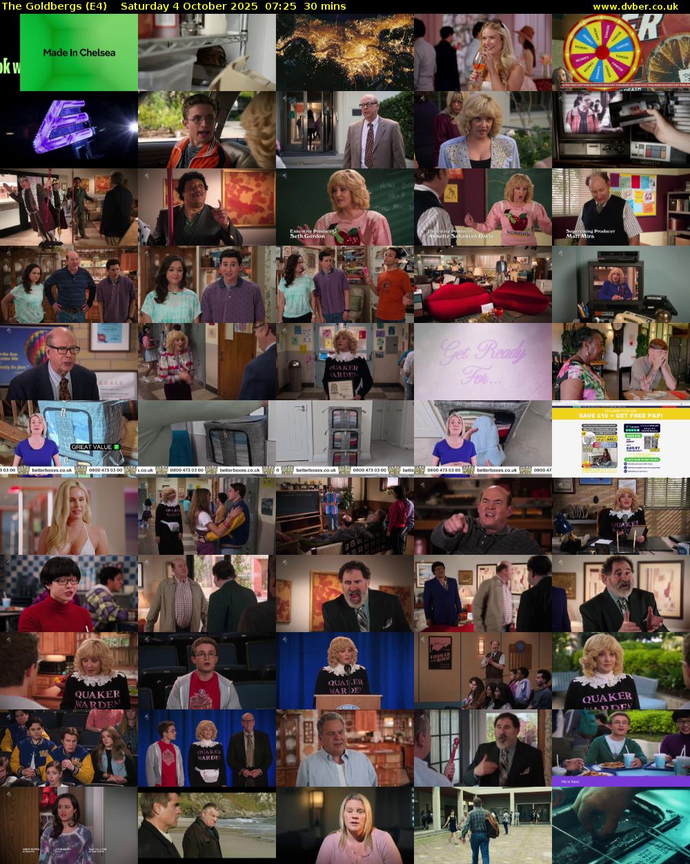The Goldbergs (E4) Saturday 4 October 2025 07:25 - 07:55