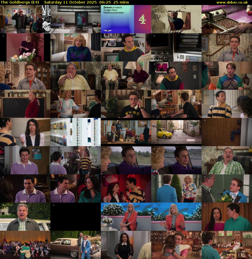 The Goldbergs (E4) Saturday 11 October 2025 06:25 - 06:50