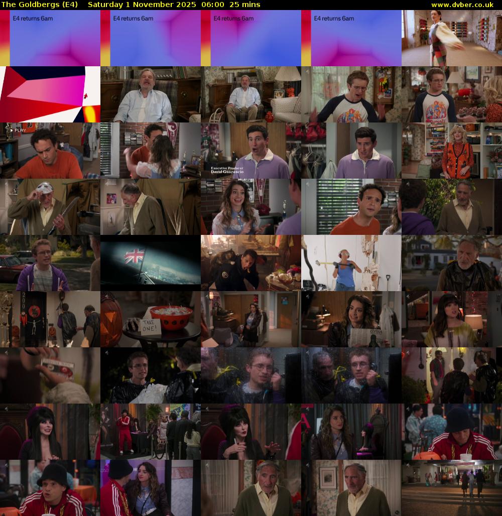 The Goldbergs (E4) Saturday 1 November 2025 06:00 - 06:25