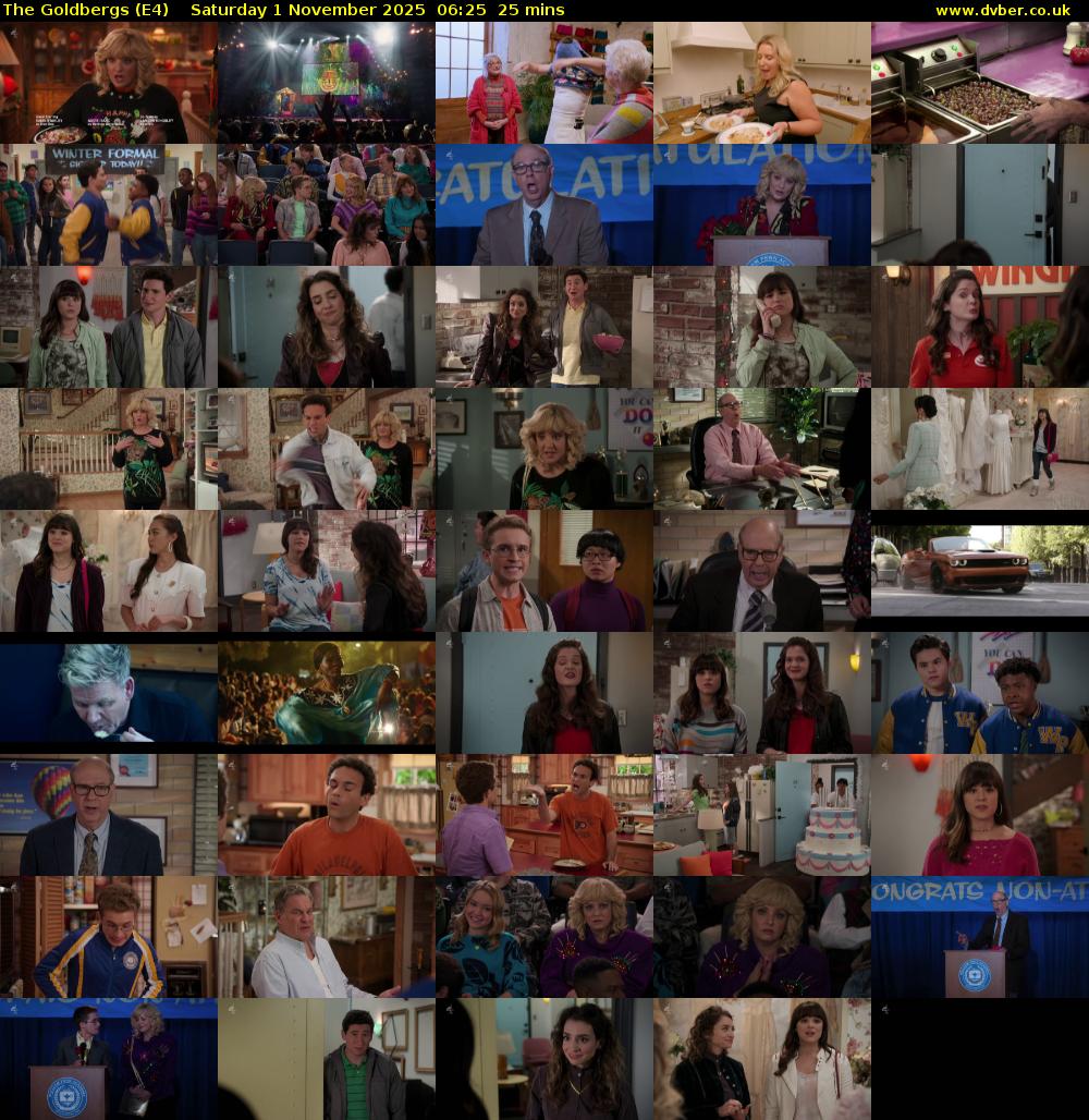 The Goldbergs (E4) Saturday 1 November 2025 06:25 - 06:50