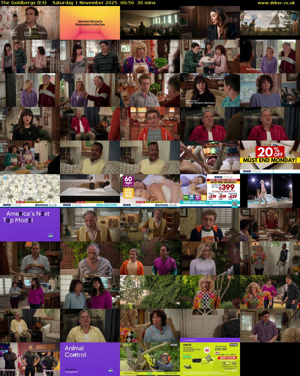 The Goldbergs (E4) Saturday 1 November 2025 06:50 - 07:20
